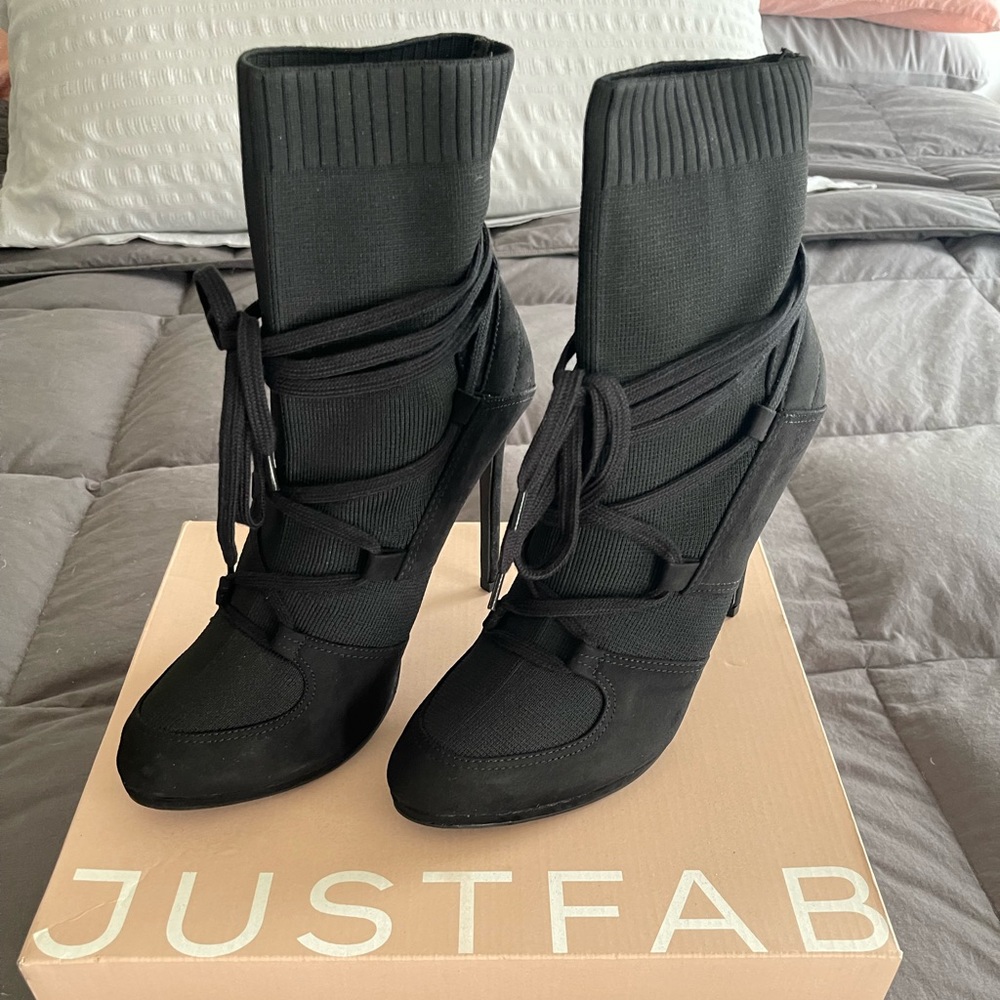 NIB: JustFab booties.